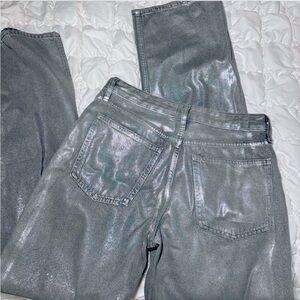 Shiny SilverZara Jeans